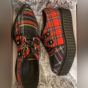 Dolls Kill/Current mood multi colored creeper platforms